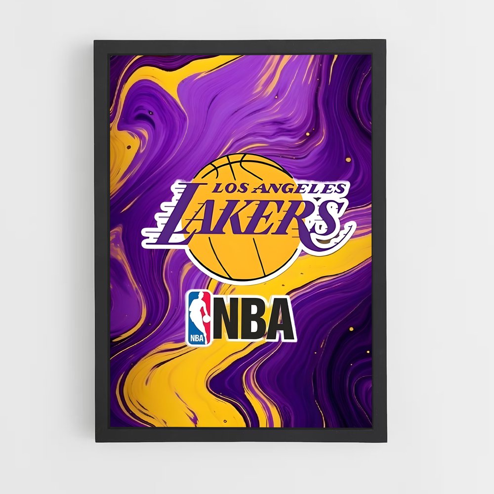 Poster Lakers Mania – affiche Basketball (vue 2)